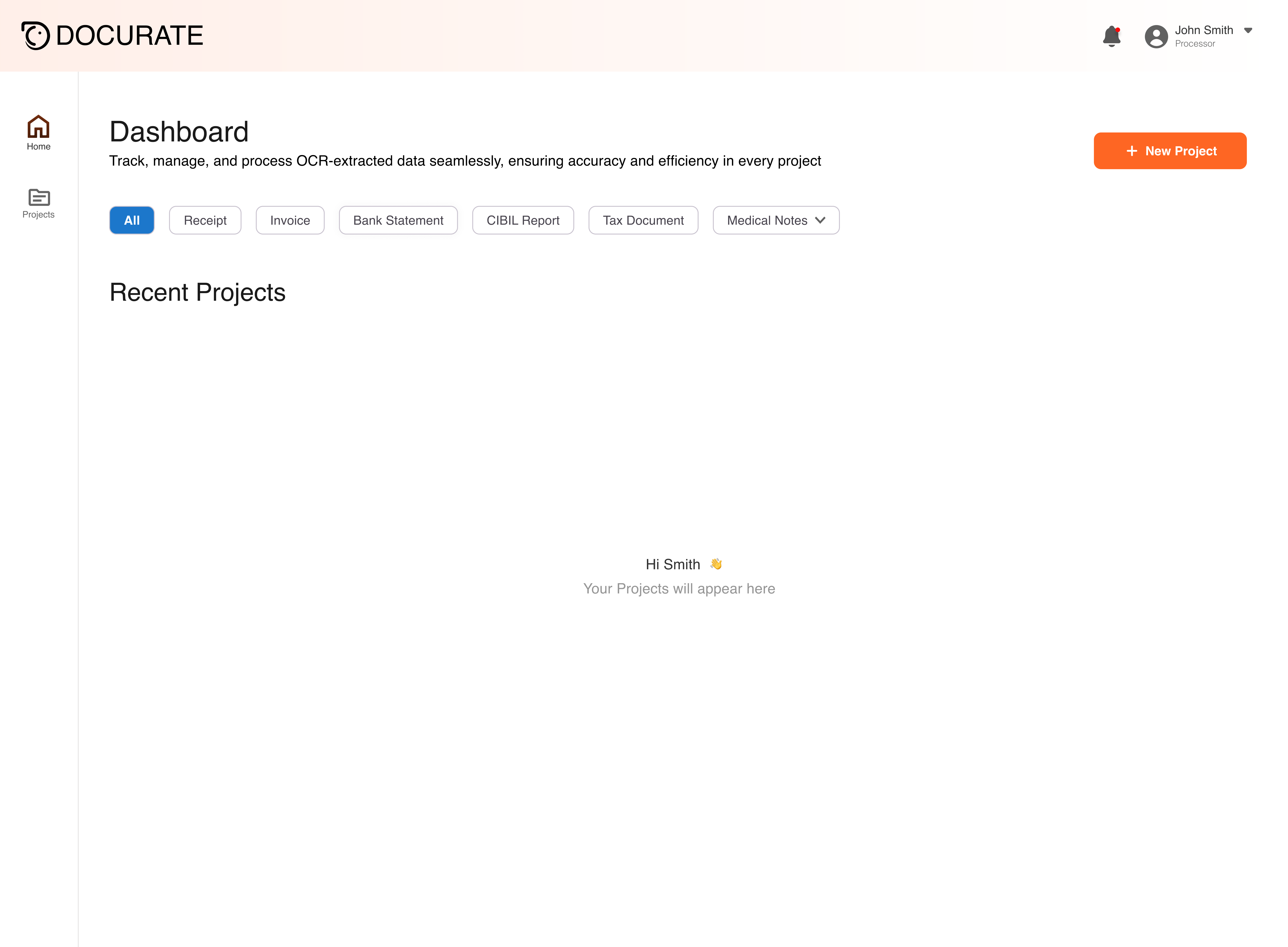 Create New Project